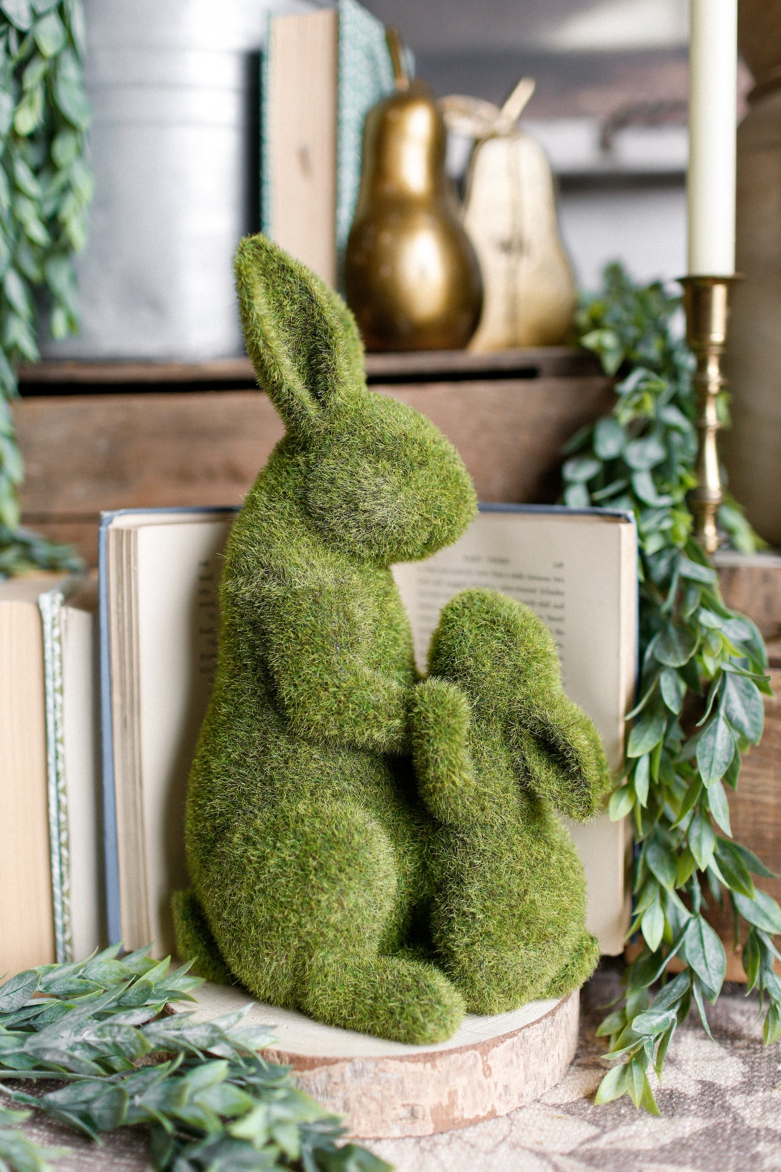 Mossy Bunny & Baby