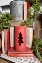 Handmade Clay Tree Lantern