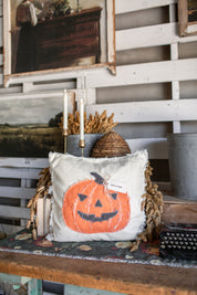 Trick or Treat Pumpkin Pillow