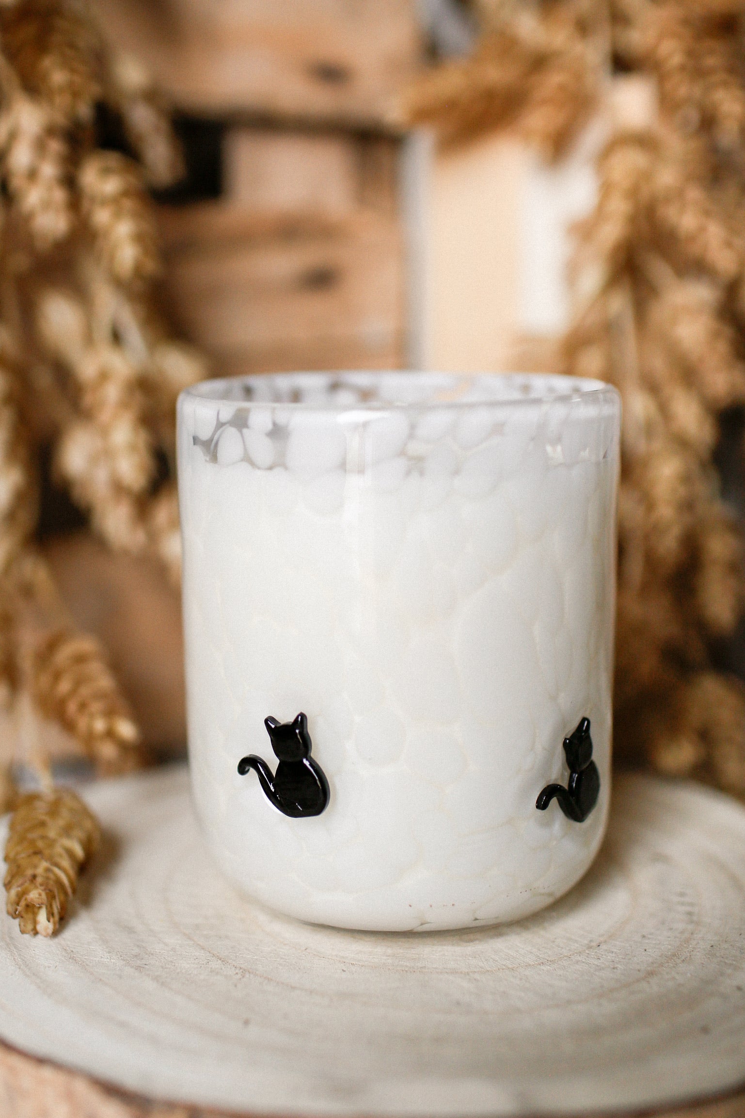 Black Cat Candle