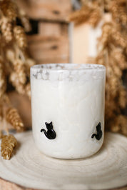 Black Cat Candle