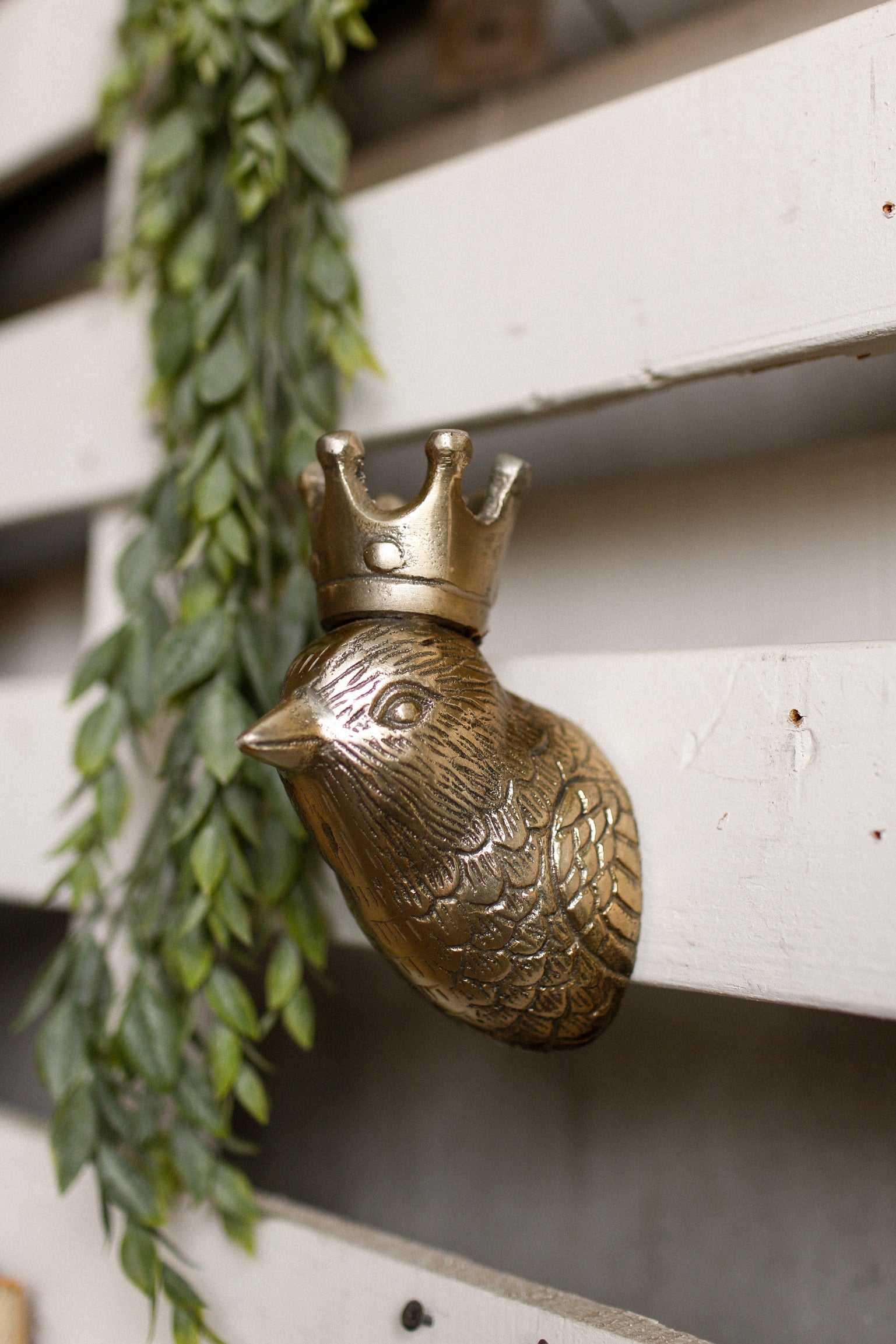 Crowned Bird Wall Mount