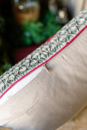 Smocked Velvet Tree Pillow