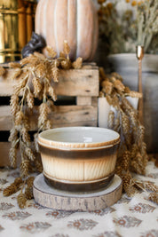 Vintage 1950's Barrel Planter