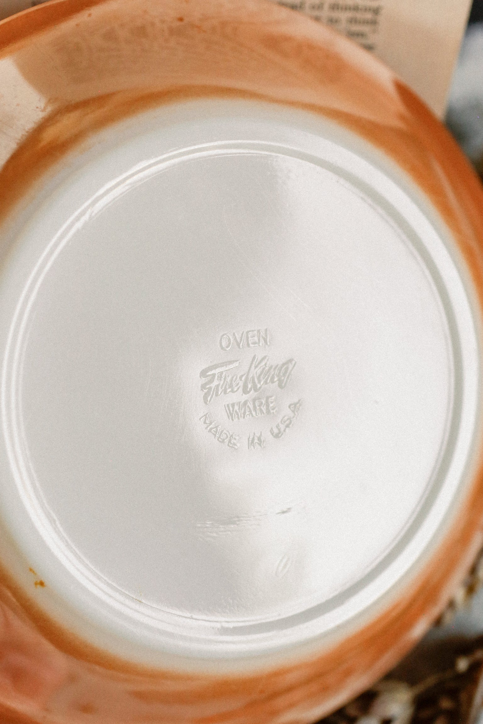 Vintage Fire King Bowl
