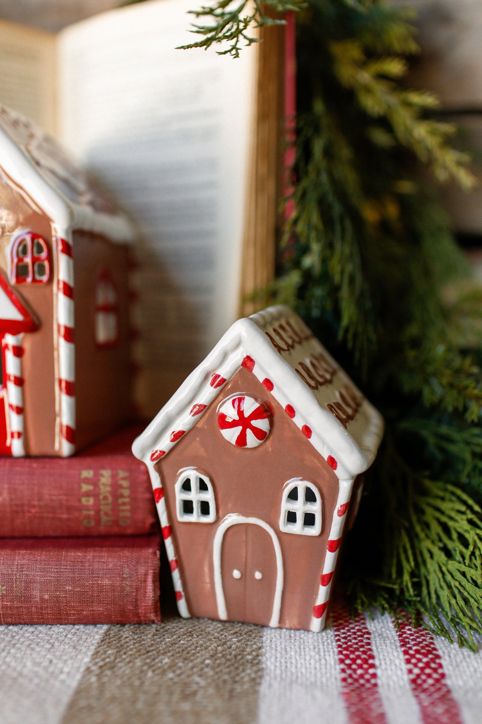 Ceramic Lighted Gingerbread House