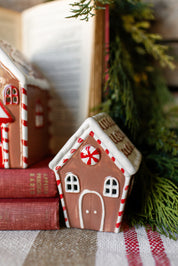 Ceramic Lighted Gingerbread House