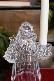 Vintage Crystal Santa