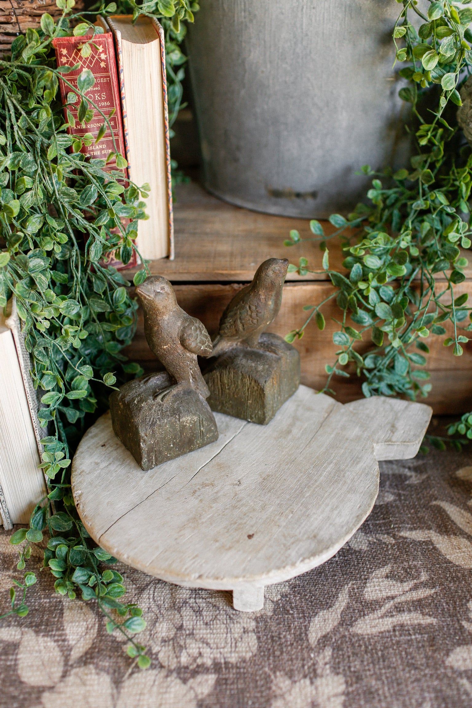 Vintage Teak Wood Riser