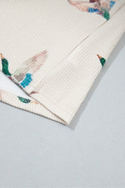Twisted Rib Mallard Duck Pullover Pink Irene Wholesale