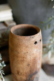 Vintage Wood Pot (M)