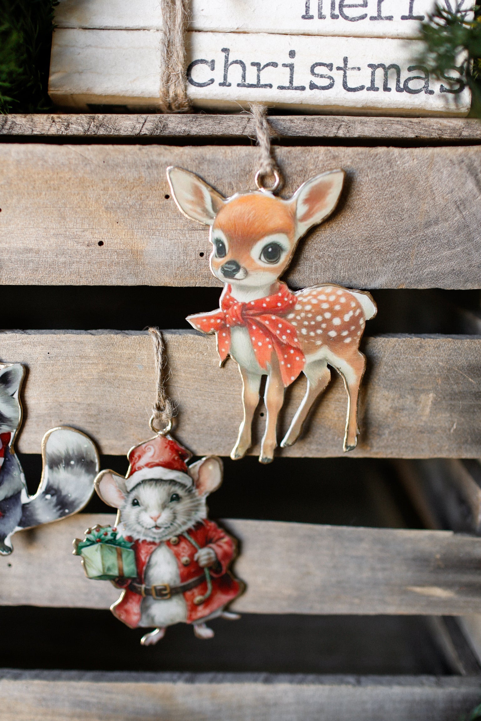 Woodland Animal Ornament