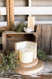 Small Ivory Flameless Candle The Little Burlap Barn®