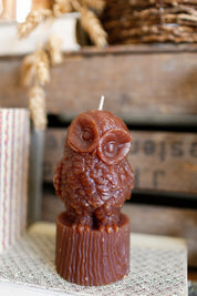 Owl Candle