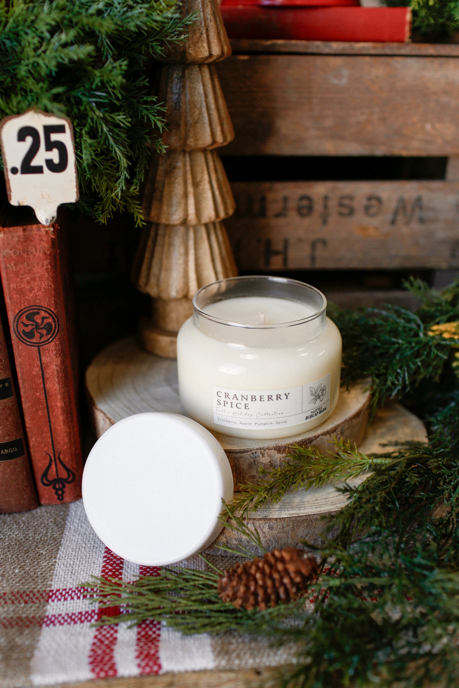 Apothecary Candle-Cranberry Spice