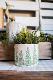 Concrete Tree Farm Pot