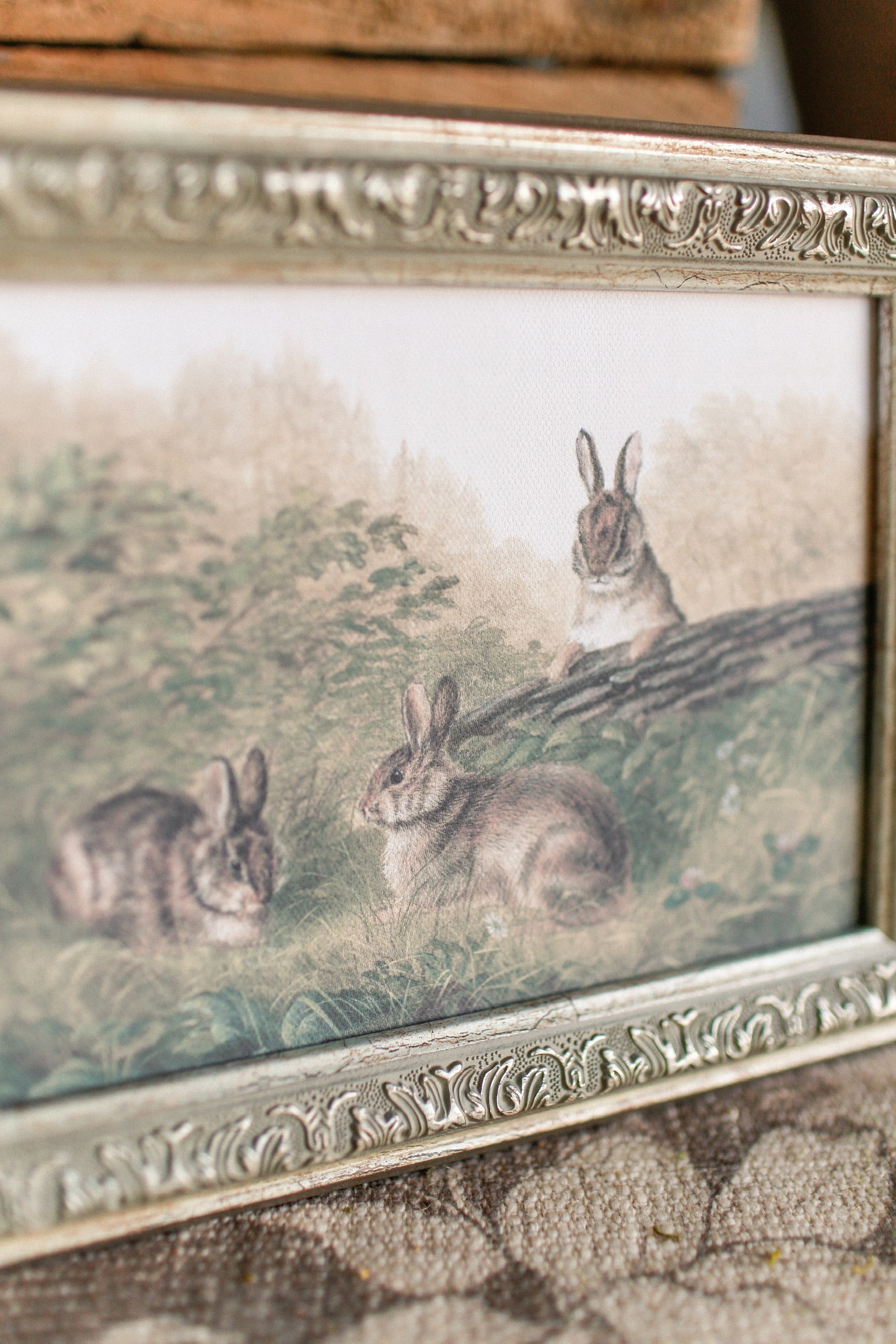 Rabbits Framed Art The Little Burlap Barn®