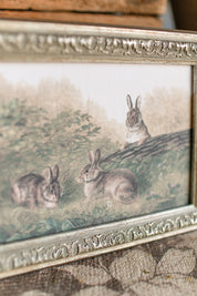 Rabbits Framed Art The Little Burlap Barn®