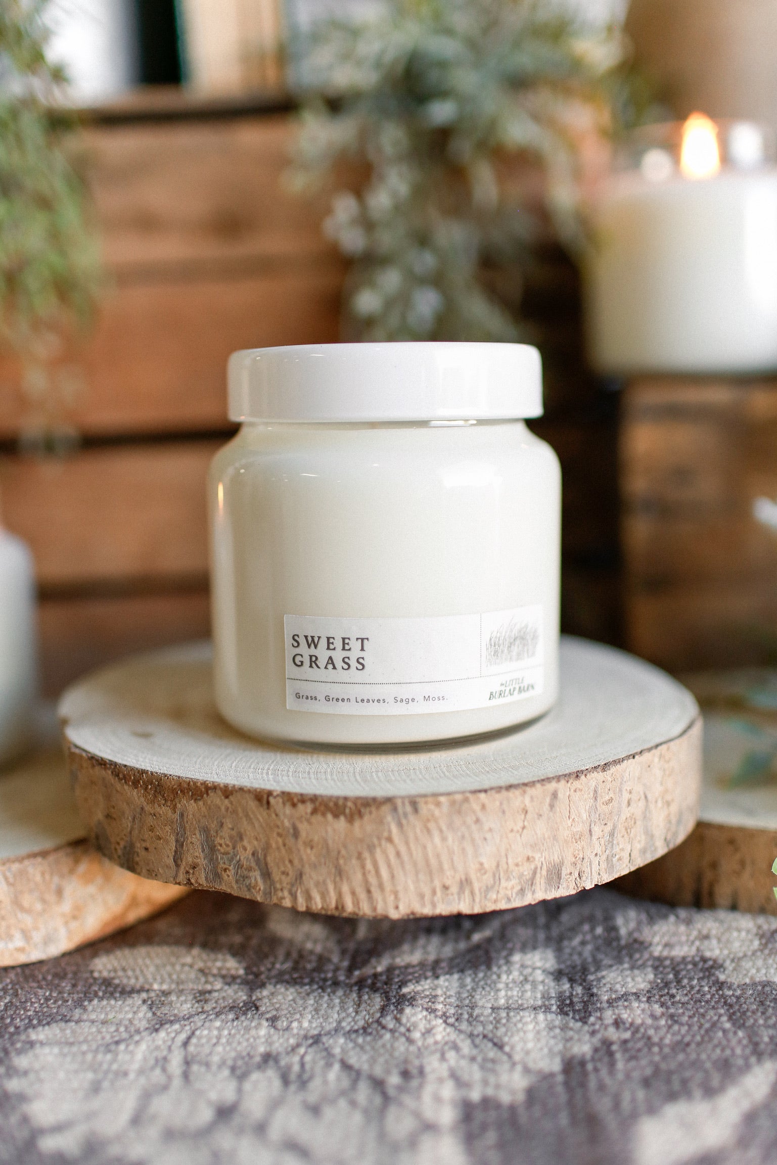 Apothecary Candle-Sweet Grass