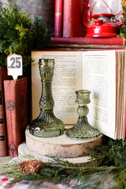 Forest Green Candlestick