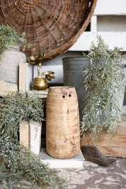 Vintage Wood Pot (L)
