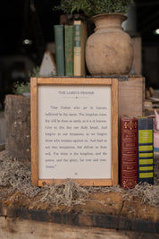 Handmade "Lord’s Prayer" Framed Sign The Little Burlap Barn®
