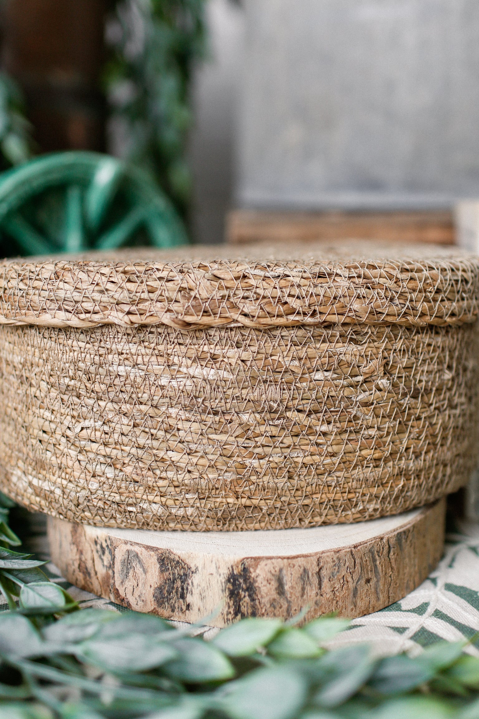 Hand-Woven Seagrass Basket The Little Burlap Barn®