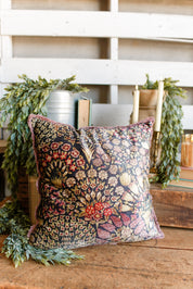 Velvet Botanical Pillow