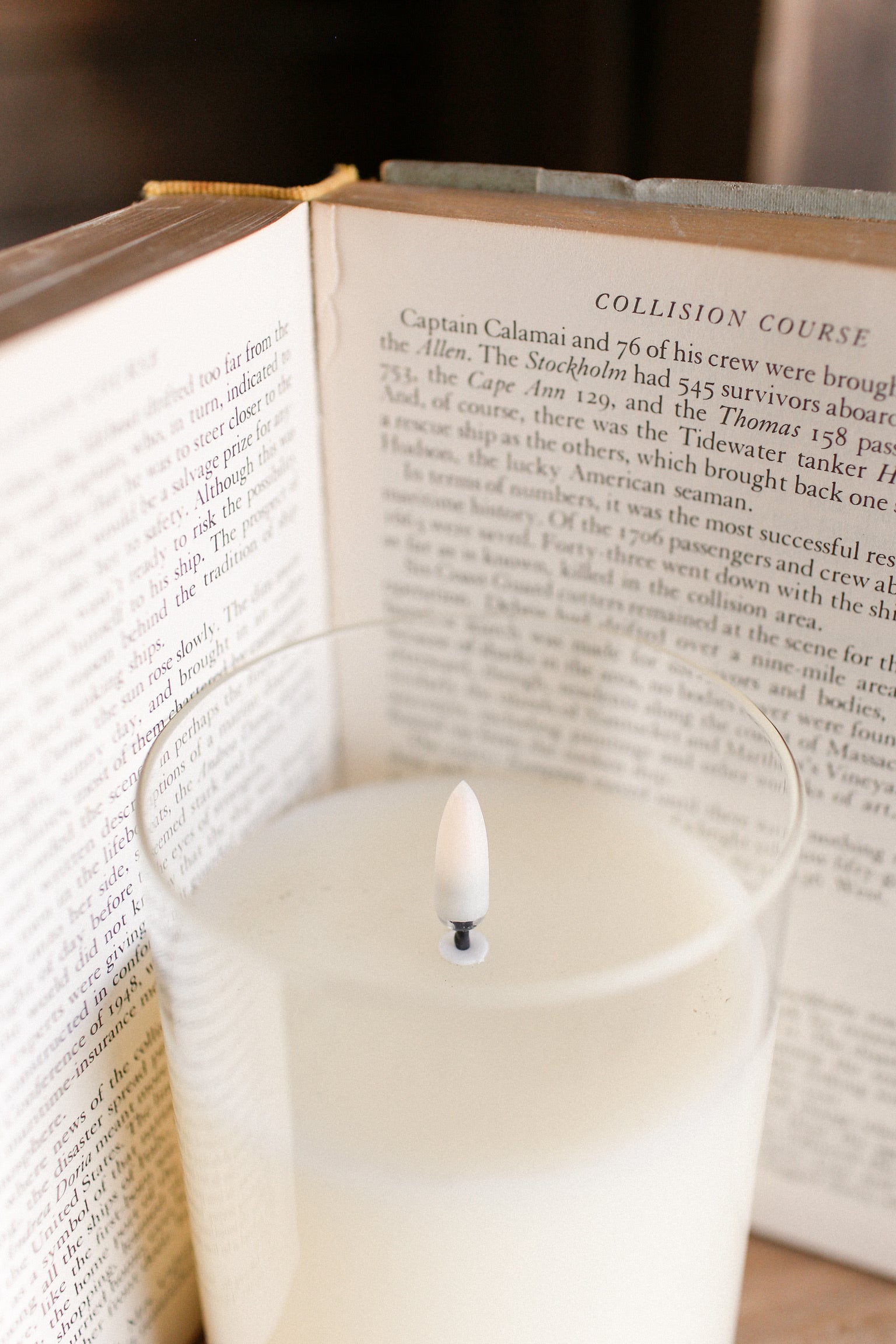 XXS Ivory Flameless Candle The Little Burlap Barn®