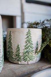 Concrete Tree Farm Pot