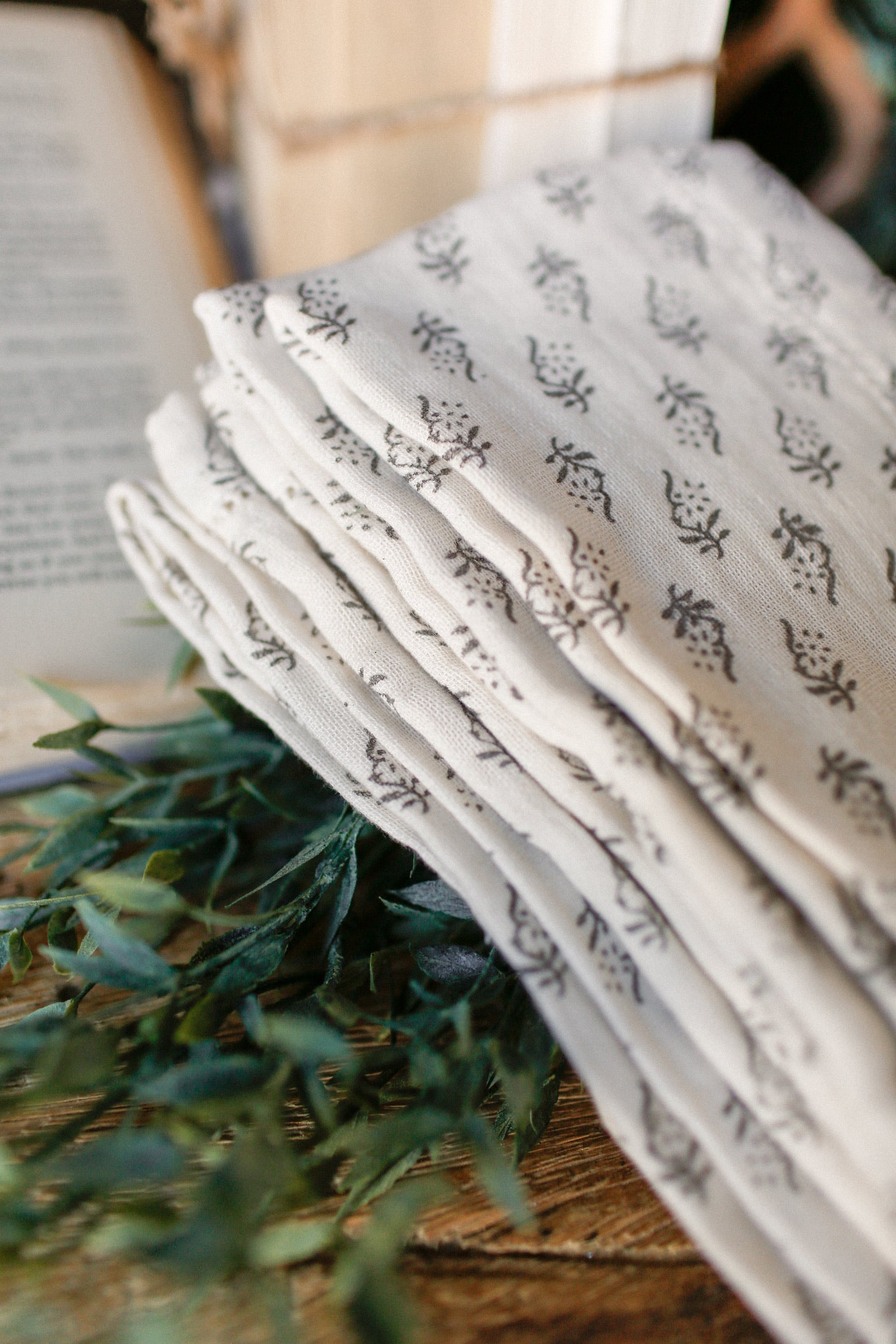 Floral Pattern Napkins