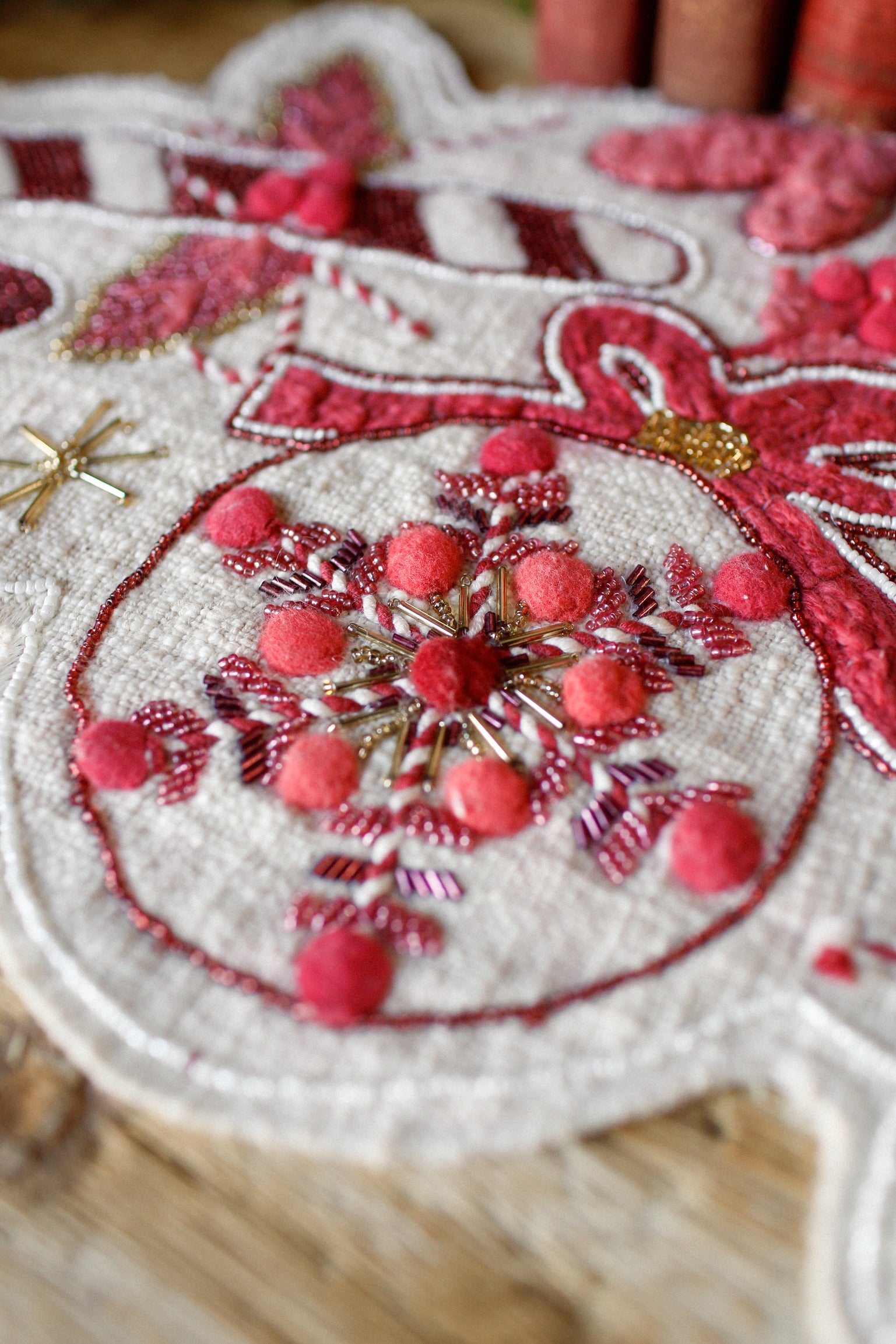 Embroidered Ornament Runner