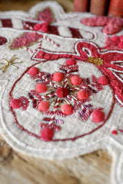 Embroidered Ornament Runner