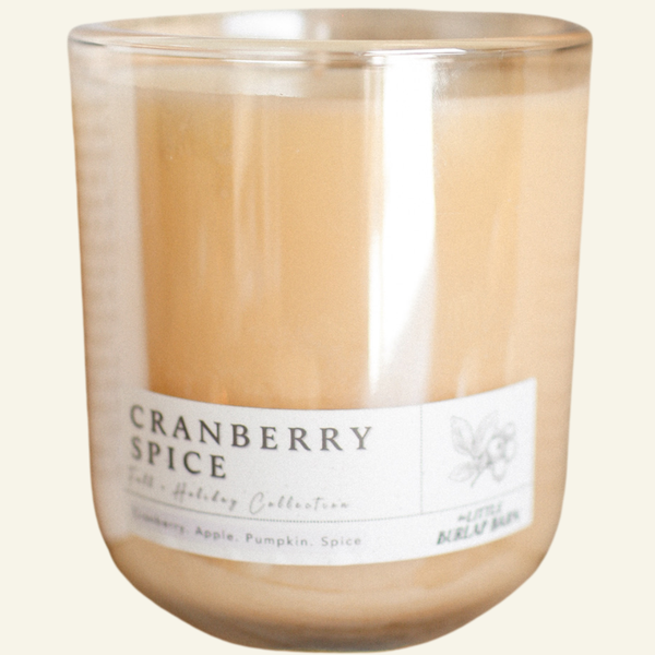 Cranberry Spice Champagne Glow Candle
