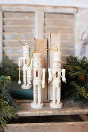Wood Nutcracker Ornament (3 Styles)