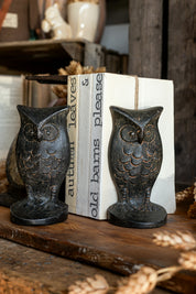 Cast Iron Owl Shaped Bookends Creative Co-Op