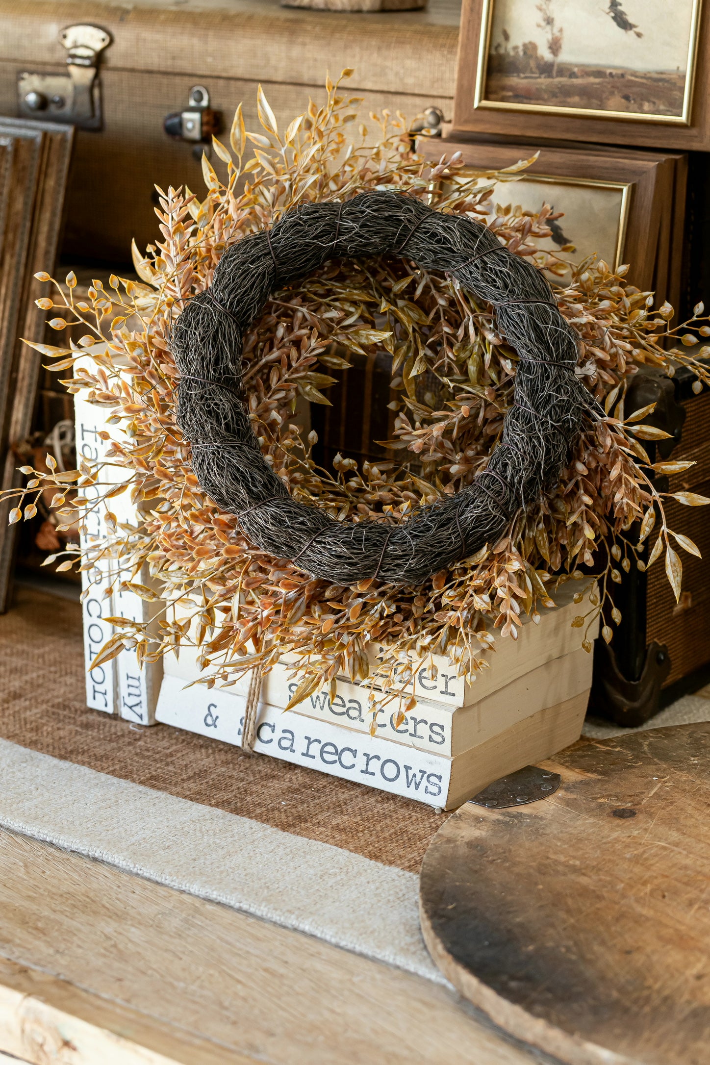 Ambermist Sage Mini Wreath The Little Burlap Barn
