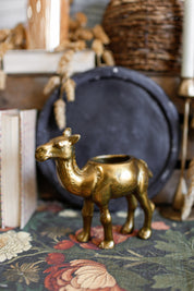 Gilded Camel Planter