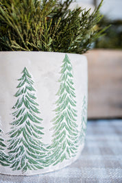 Concrete Tree Farm Pot