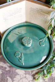 Vintage Floral Casserole Dish