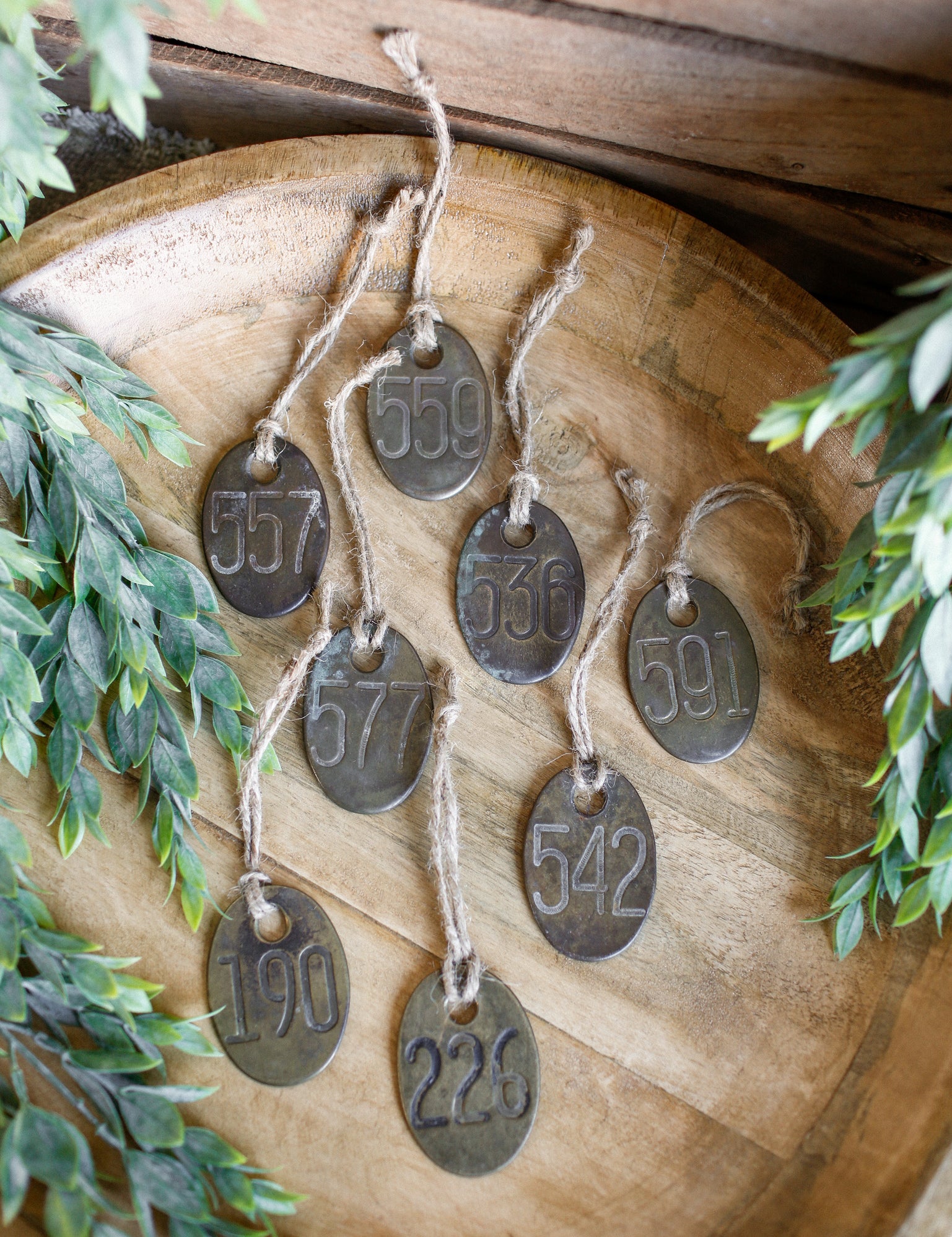 Vintage Brass Cow Tag The Little Burlap Barn®