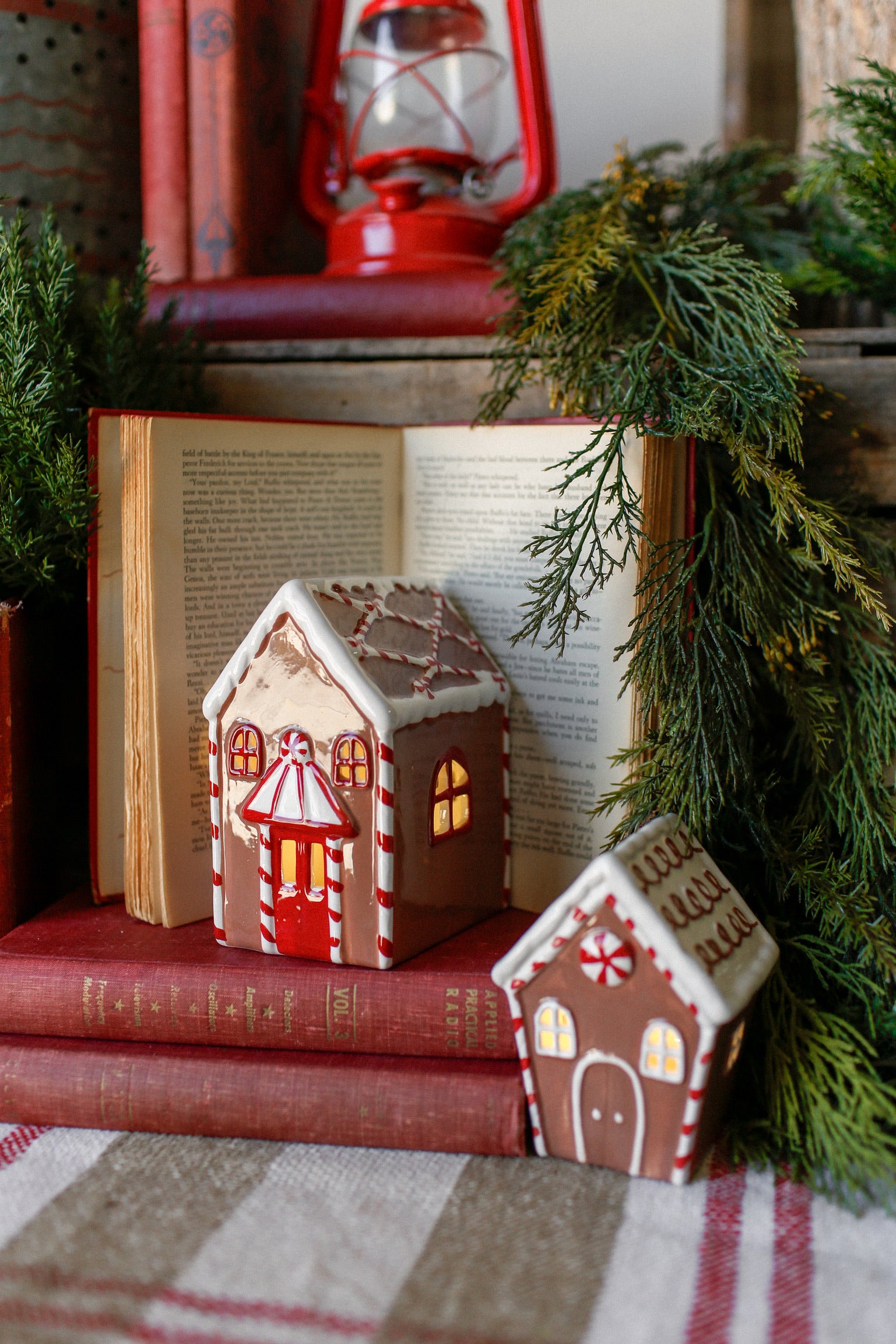 Ceramic Lighted Gingerbread House