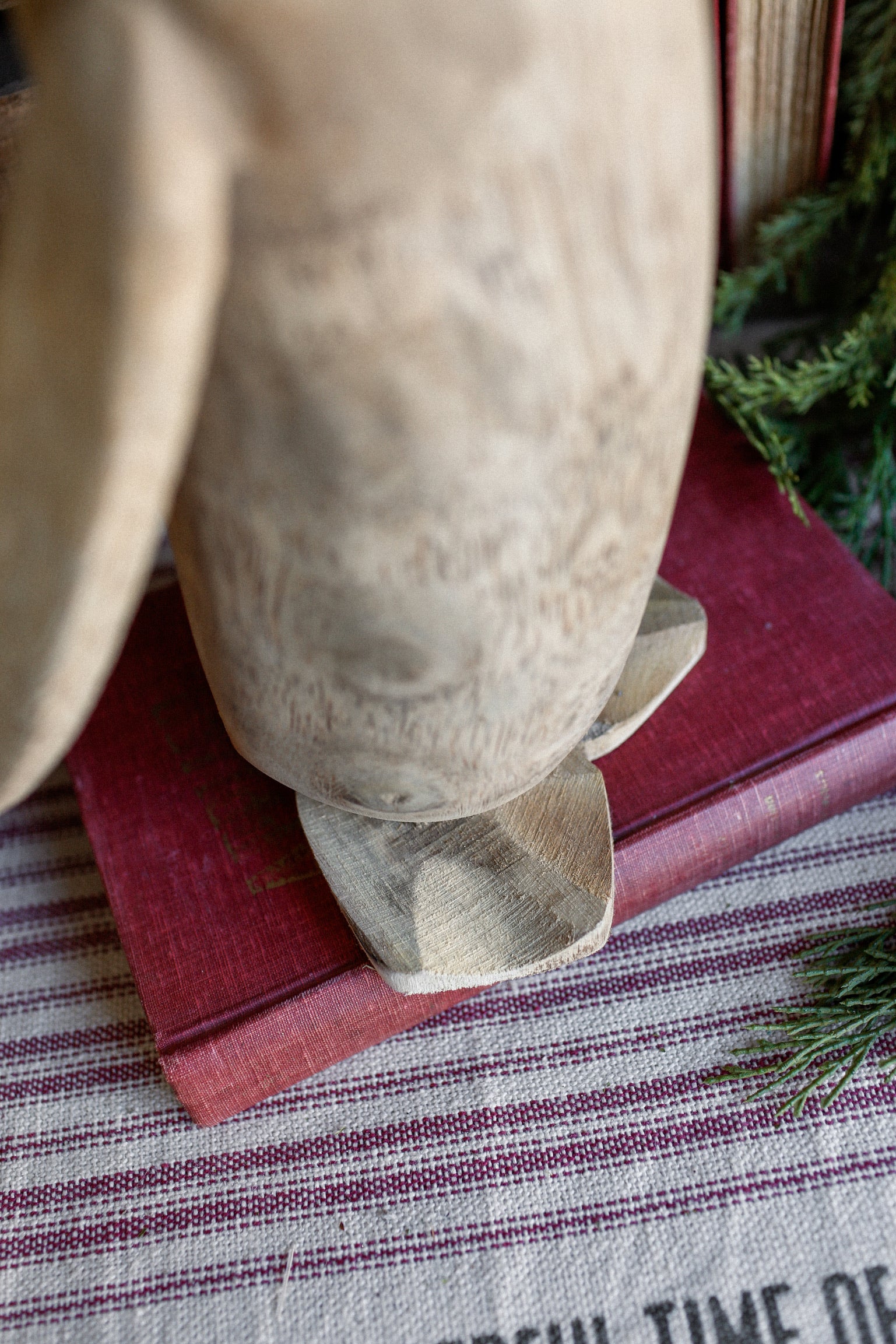 Hand Carved Wood Penguin