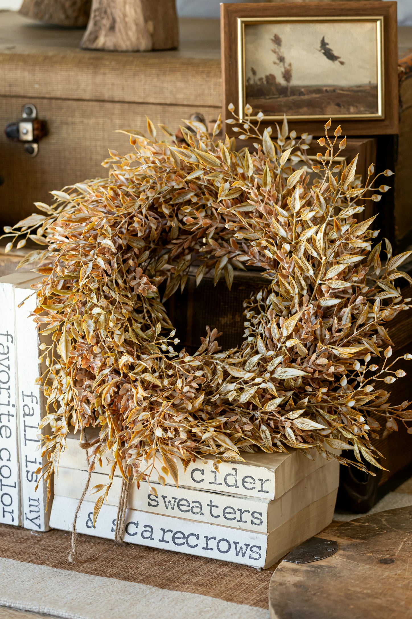 Ambermist Sage Mini Wreath The Little Burlap Barn