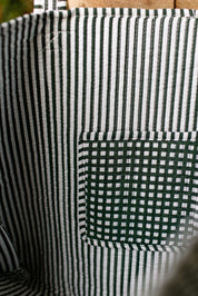 Green Check Tote Bag The Little Burlap Barn®