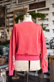 Vintage Washed Red Holiday Graphic Sweatshirt Davi & Dani