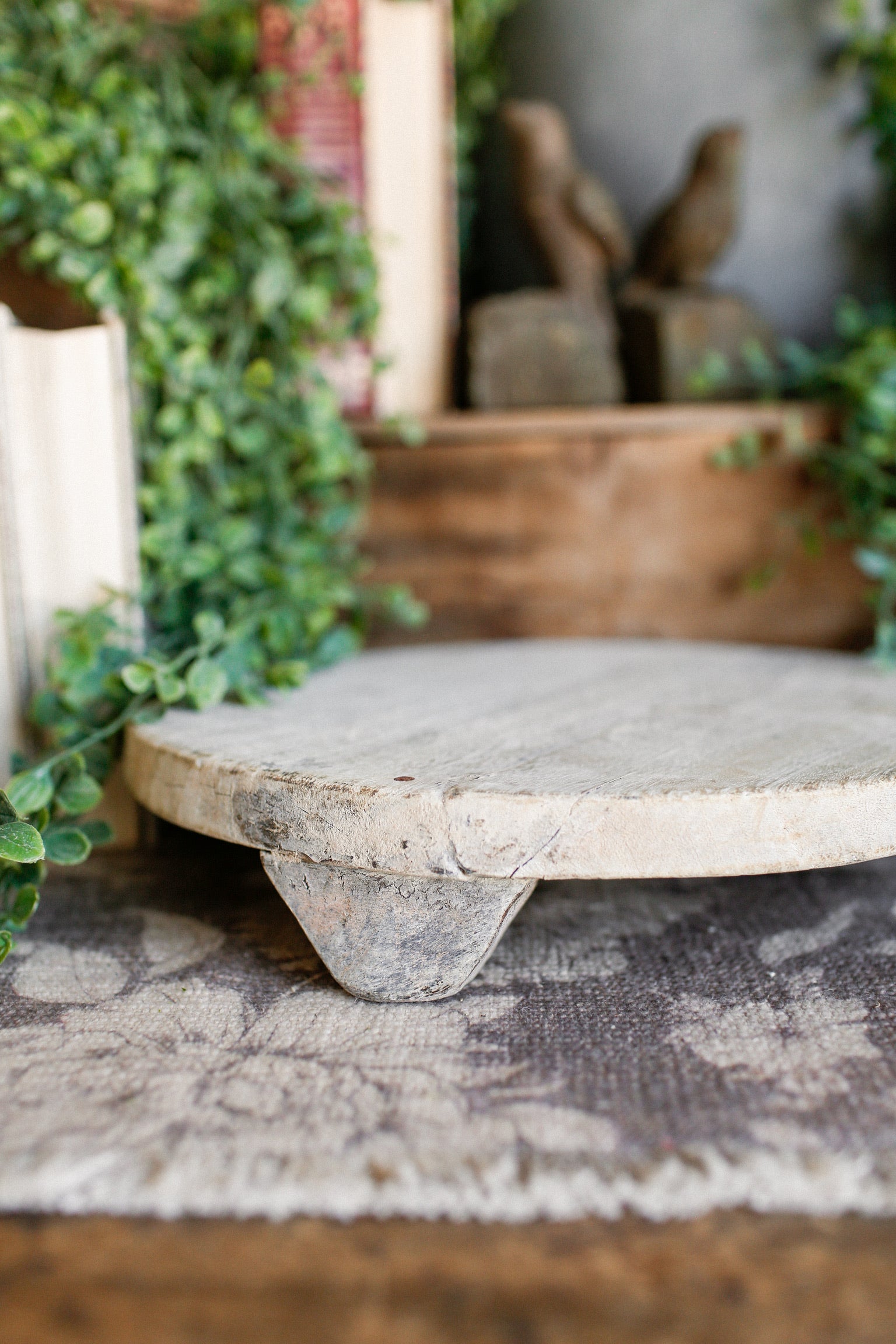 Vintage Teak Wood Riser The Little Burlap Barn®