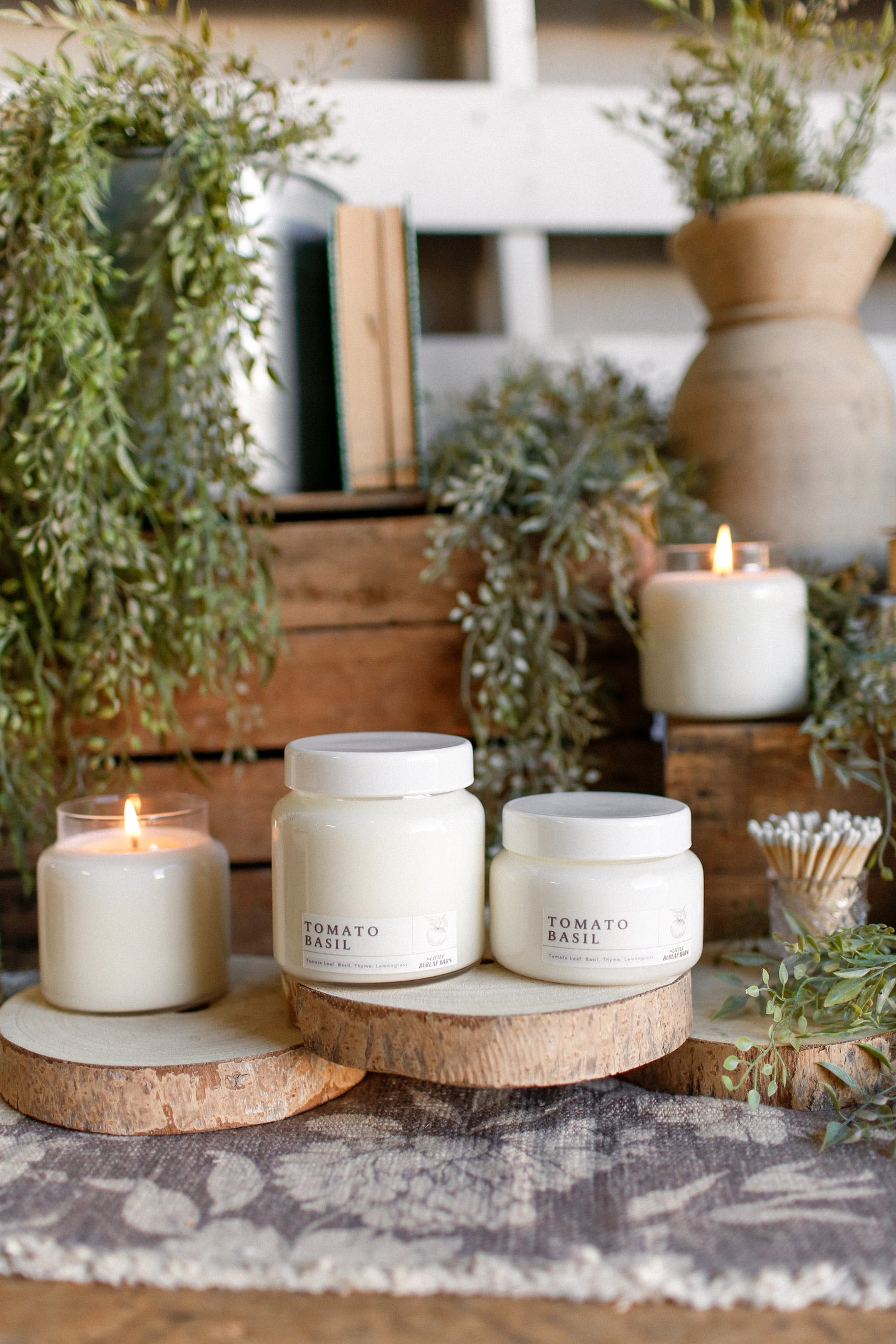Apothecary Candle -- Tomato Basil The Little Burlap Barn®