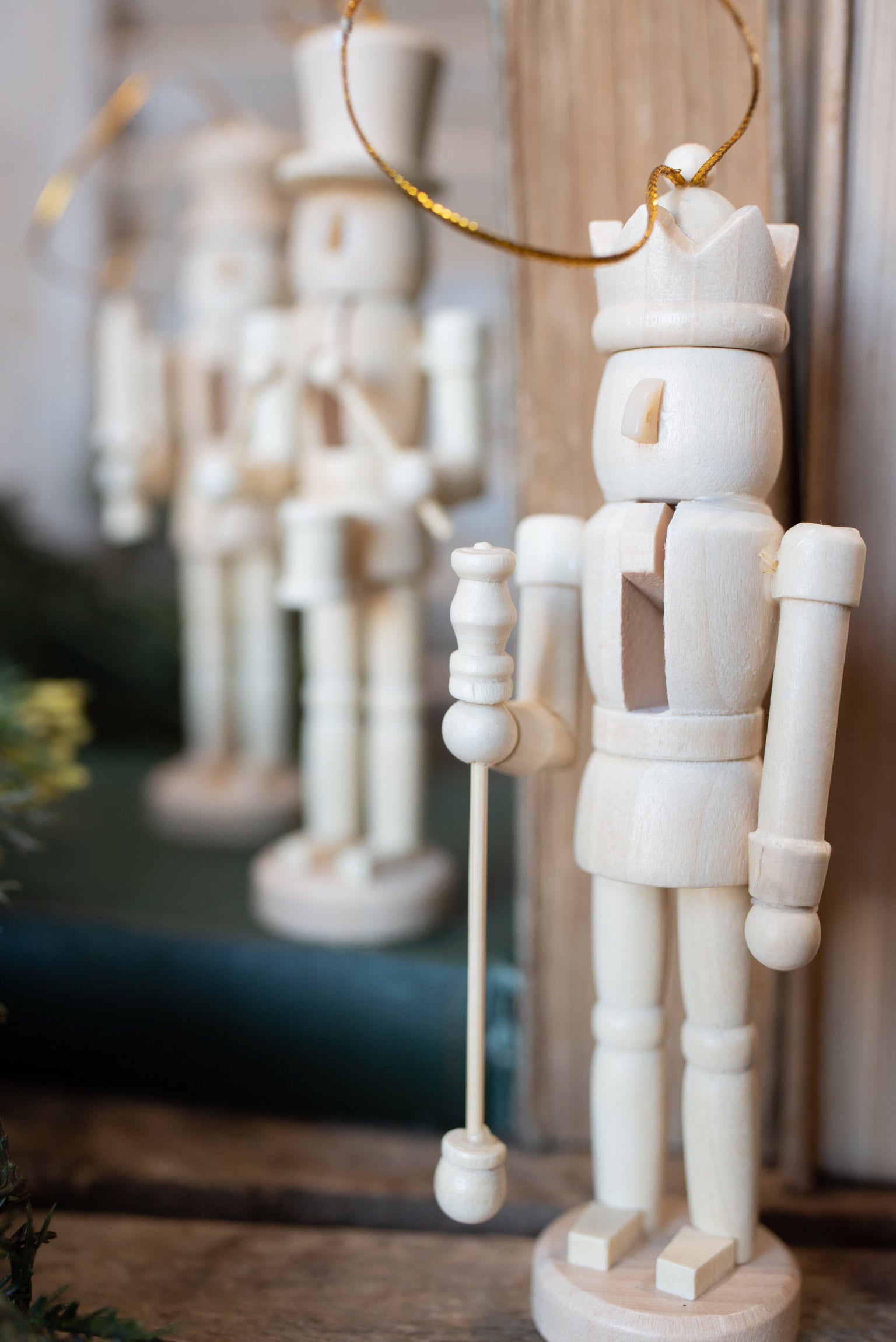 Wood Nutcracker Ornament (3 Styles)