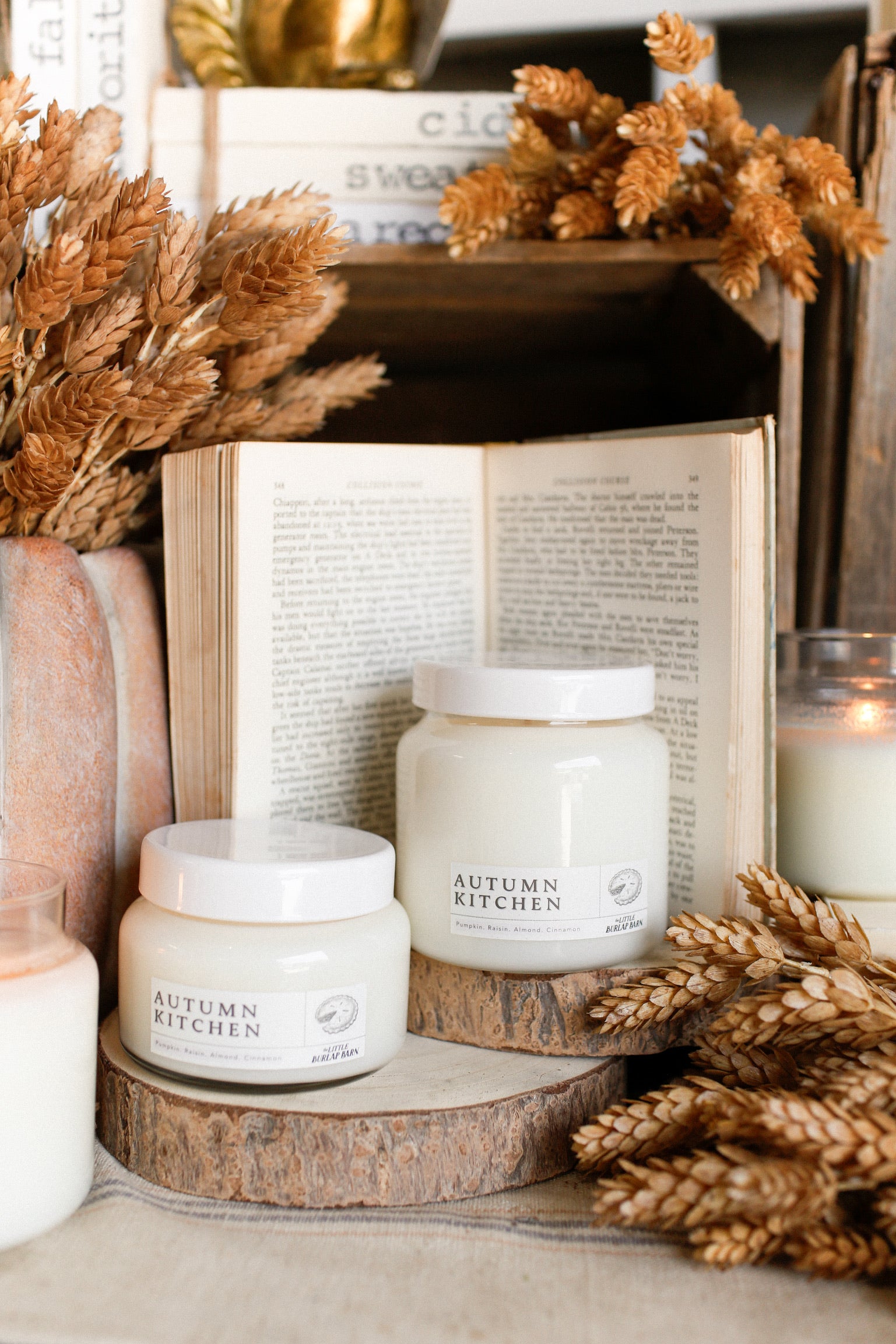 Apothecary Candle-Autumn Kitchen The Little Burlap Barn®